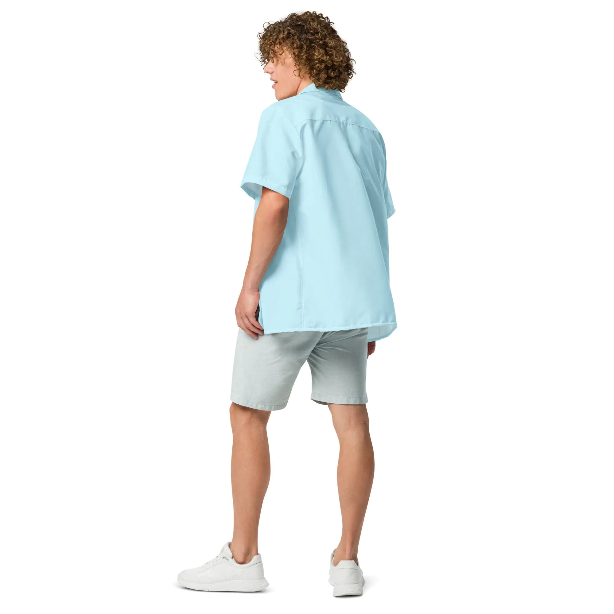 Bahama Water Blue button shirt - ItemBear.com