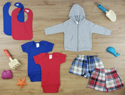 Bambini 7 Pc Layette Baby Clothes Set - ItemBear.com