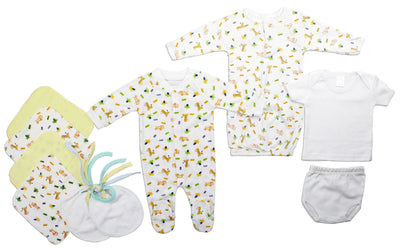 Bambini Neutral Newborn Baby 11 Pc Layette Baby Shower Gift Set - ItemBear.com