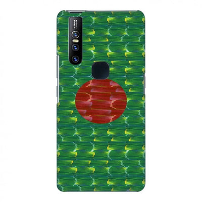 Bangladesh flag - Paint strokes Slim Hard Shell Case For Vivo V15 - ItemBear.com