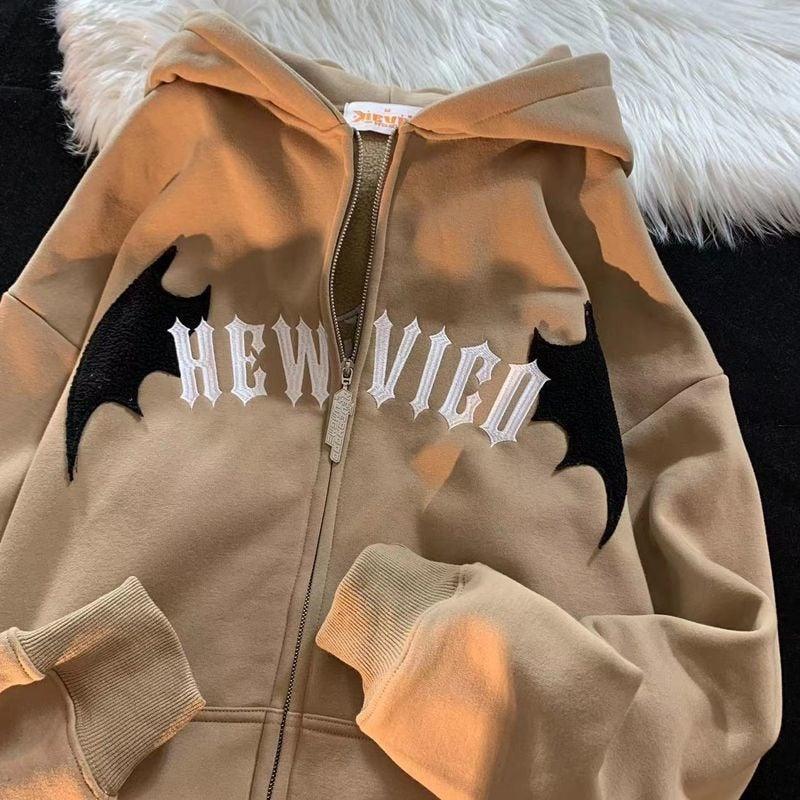 Bat Wing Devil Horn Hoodies - ItemBear.com