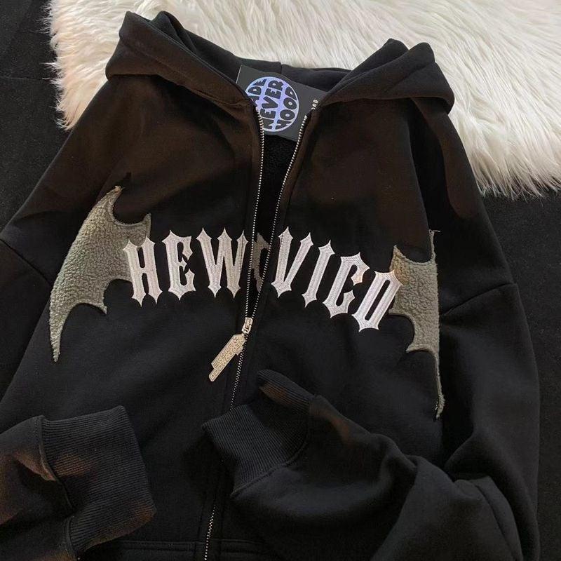 Bat Wing Devil Horn Hoodies - ItemBear.com