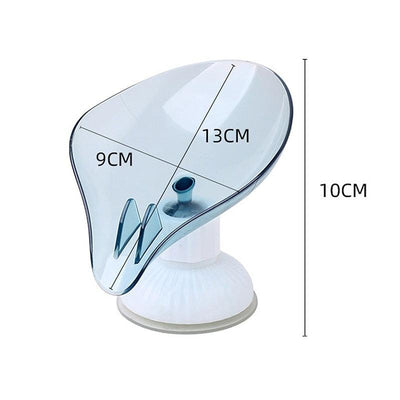 Bathroom Soap Holder Leaf Shape Soap Box Kitchen Dish Storage Box Non - slip Drain Soap Storage Case Container Bathroom accessorie - ItemBear.com