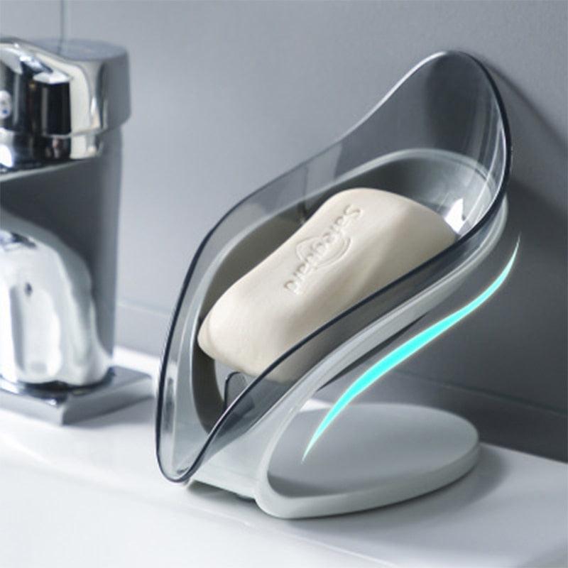 Bathroom Soap Holder Leaf Shape Soap Box Kitchen Dish Storage Box Non - slip Drain Soap Storage Case Container Bathroom accessorie - ItemBear.com