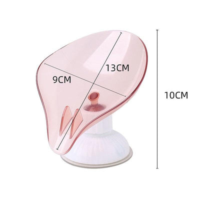 Bathroom Soap Holder Leaf Shape Soap Box Kitchen Dish Storage Box Non - slip Drain Soap Storage Case Container Bathroom accessorie - ItemBear.com