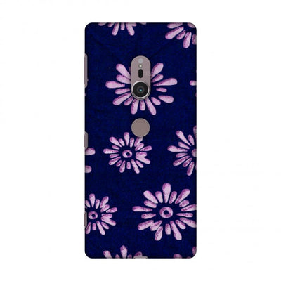 Batik Dyeing Florals - Indigo And Ivory Slim Hard - ItemBear.com