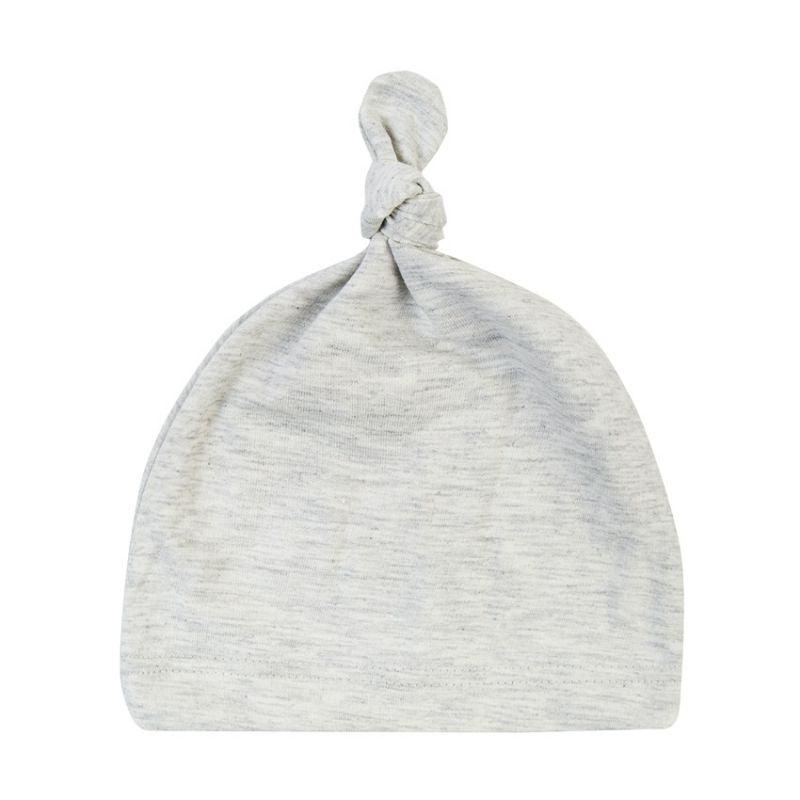 Baywell Newborn Baby Cotton knotted Beanies Solid Color Toddler Girls Sleep Caps 0 - 12M - ItemBear.com