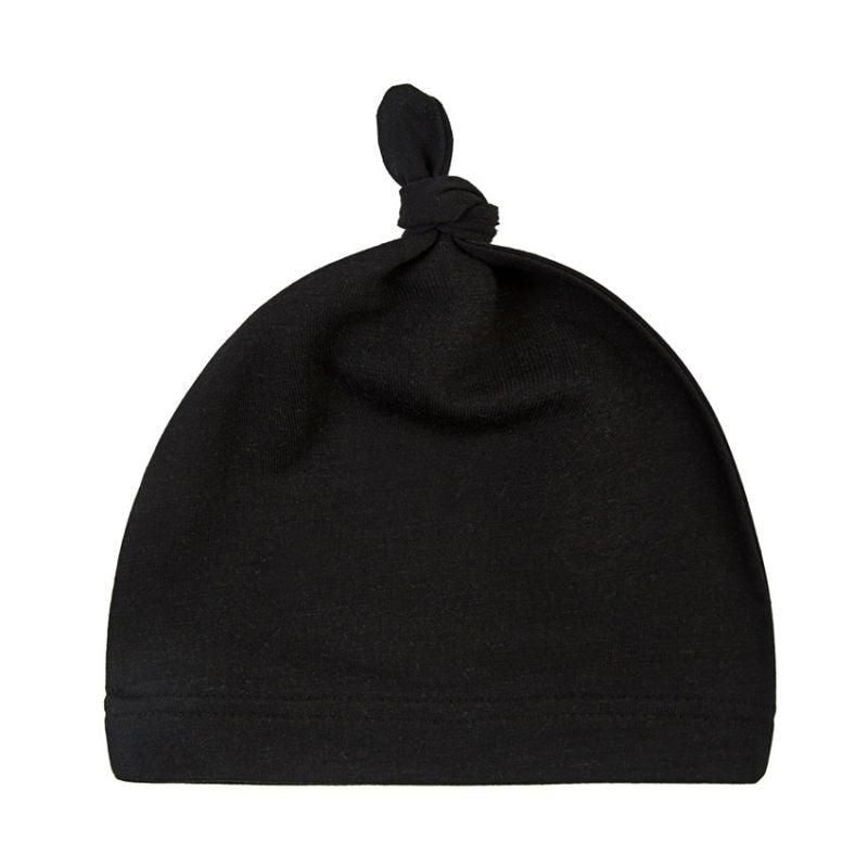 Baywell Newborn Baby Cotton knotted Beanies Solid Color Toddler Girls Sleep Caps 0 - 12M - ItemBear.com