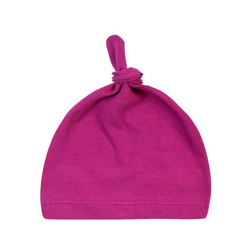 Baywell Newborn Baby Cotton knotted Beanies Solid Color Toddler Girls Sleep Caps 0 - 12M - ItemBear.com
