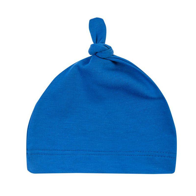 Baywell Newborn Baby Cotton knotted Beanies Solid Color Toddler Girls Sleep Caps 0 - 12M - ItemBear.com