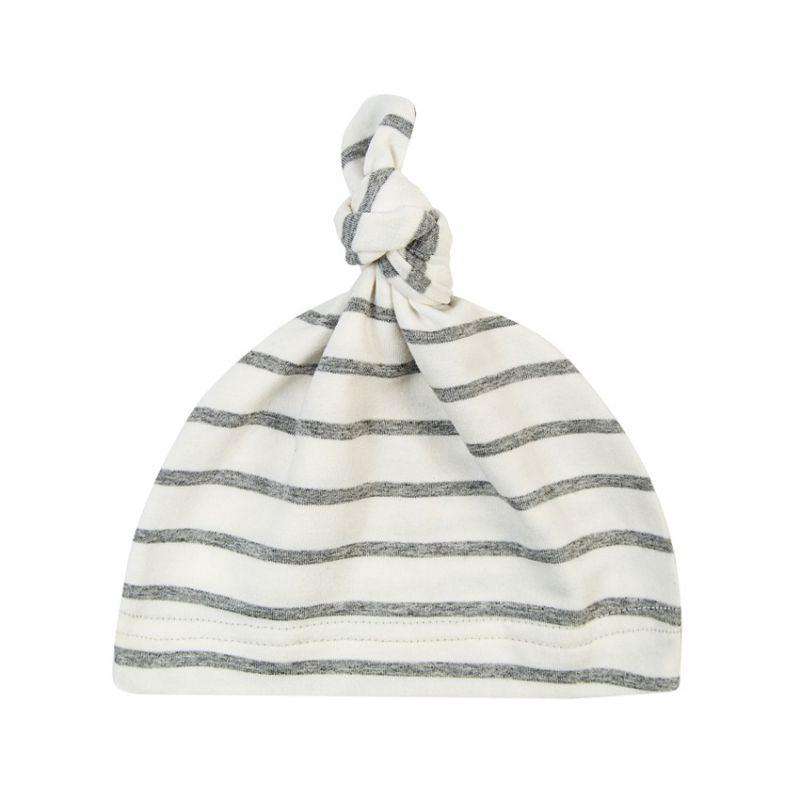 Baywell Newborn Baby Cotton knotted Beanies Solid Color Toddler Girls Sleep Caps 0 - 12M - ItemBear.com