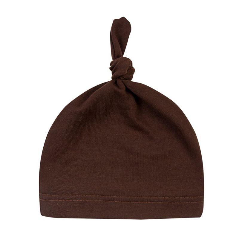 Baywell Newborn Baby Cotton knotted Beanies Solid Color Toddler Girls Sleep Caps 0 - 12M - ItemBear.com