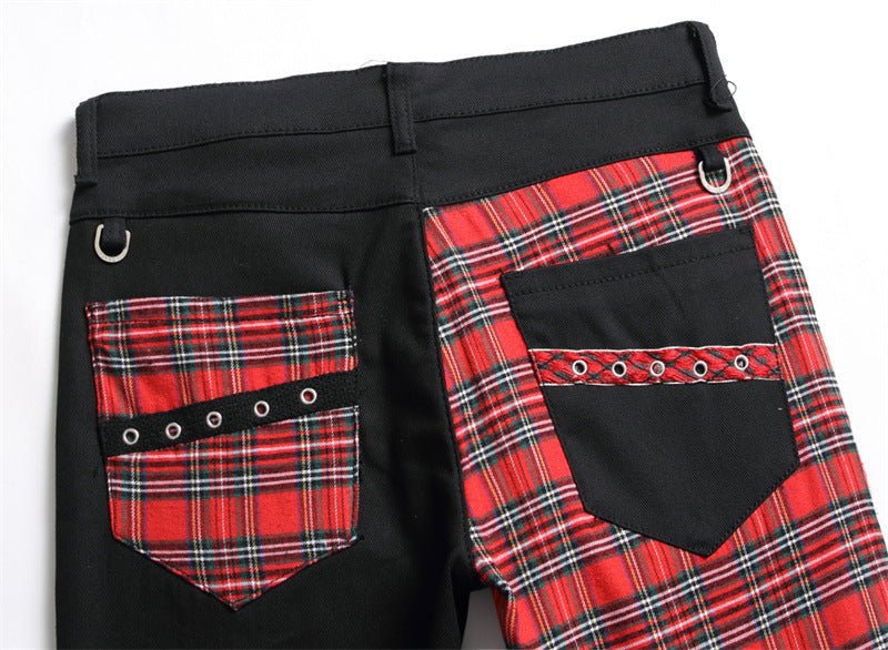 Black Panel Colorblock Jeans - ItemBear.com
