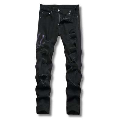 Black Python Jeans - ItemBear.com