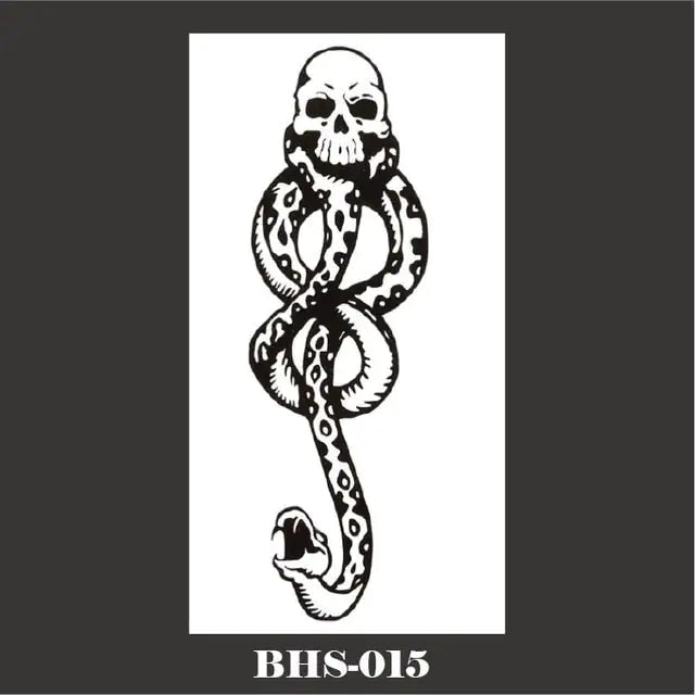 Black Snakes Body Tattoo - ItemBear.com