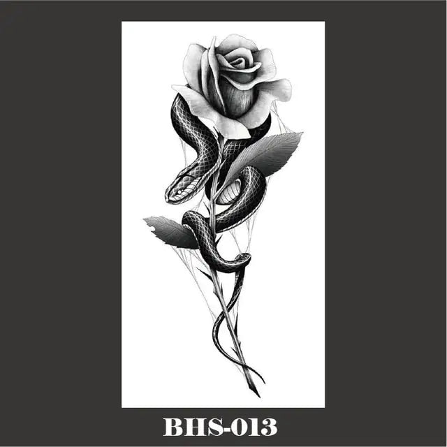 Black Snakes Body Tattoo - ItemBear.com