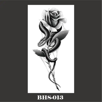 Black Snakes Body Tattoo - ItemBear.com