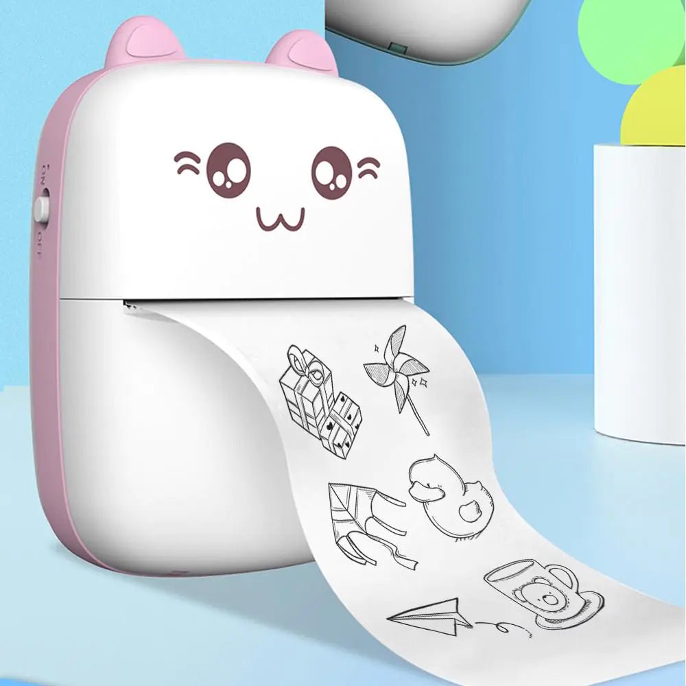 Bluetooth - Compatible Mini Thermal Printer - ItemBear.com
