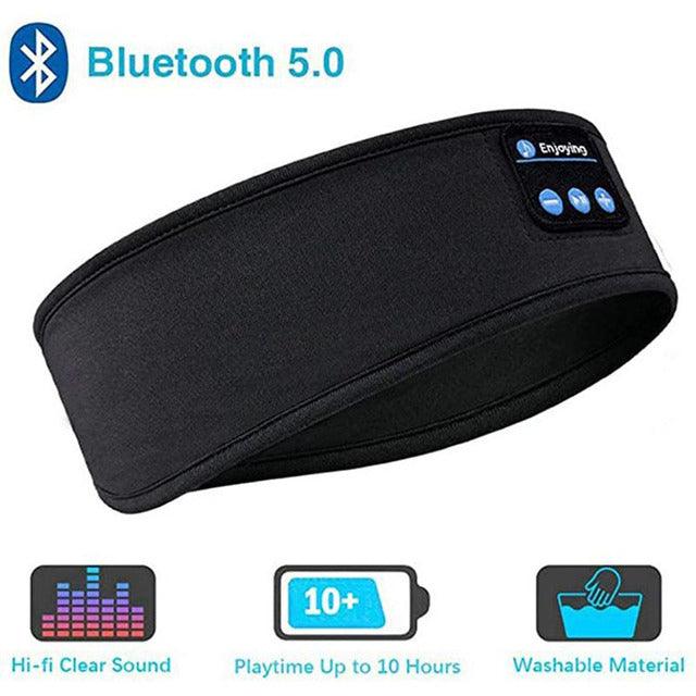 Bluetooth Headphones Soft Elastic Eye Mask - ItemBear.com