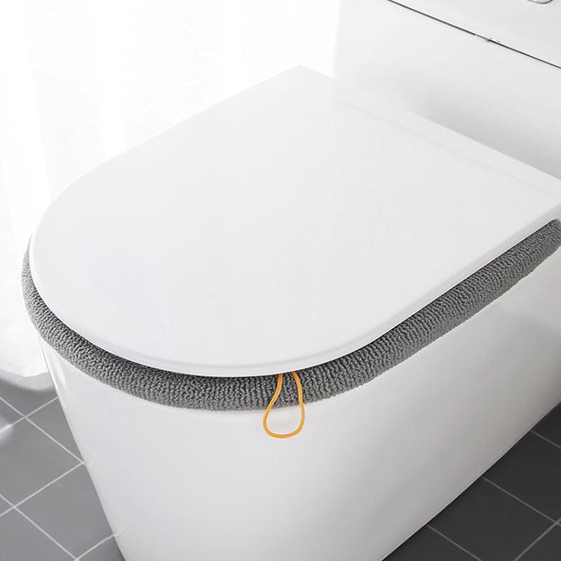 British Plug Toilet Seat Home Winter Thickened Fleece Heating Pad Winter Fleece - Lined Four Seasons Universal Waterproof Toilet - ItemBear.com