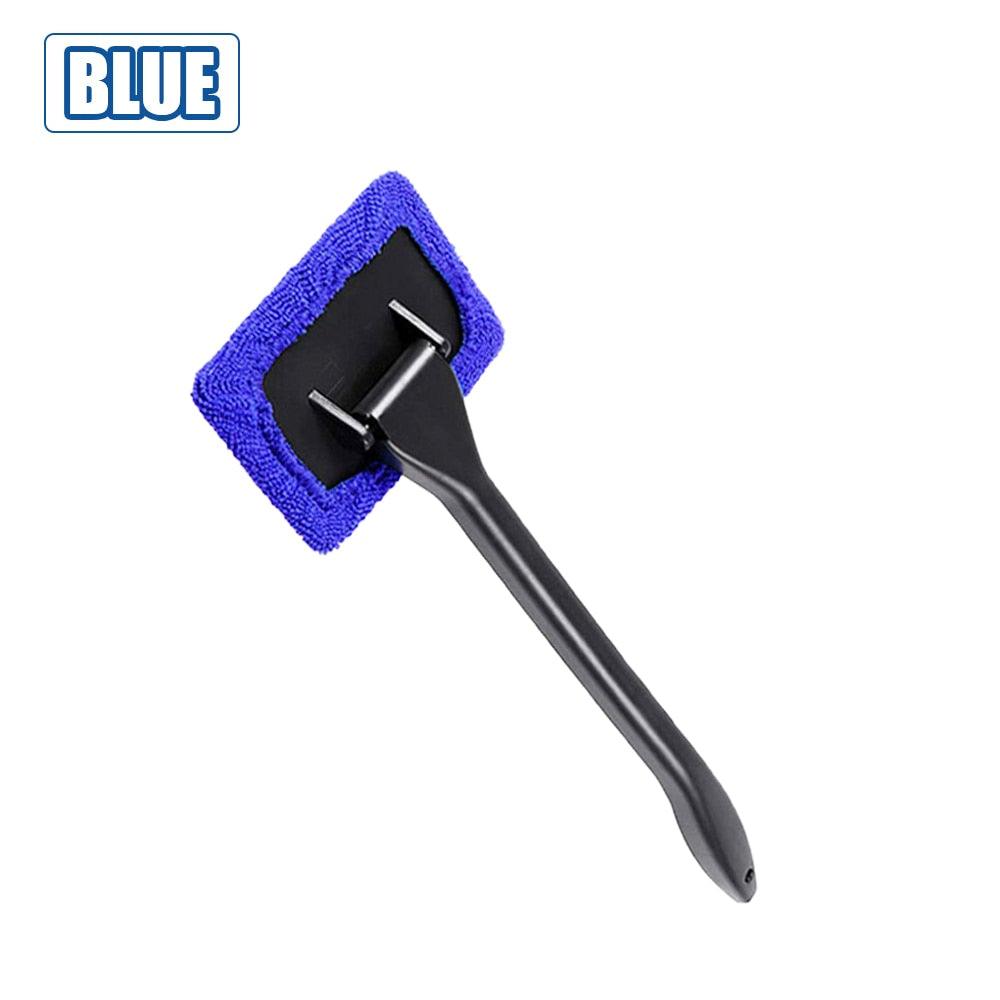 Car Window Cleaner Brush Kit Windshield Cleaning Wash Tool Inside Interior Auto Glass Wiper With Long Handle Car Accessories - ItemBear.com