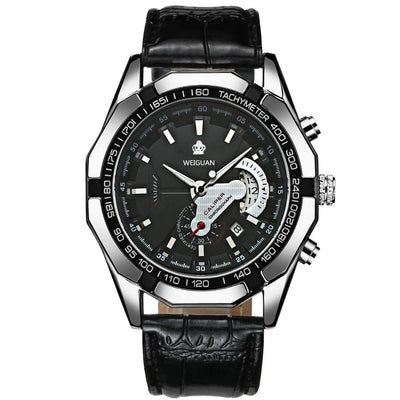 Casual Sport Watches Chronograph Wristwatch Automatic business Movement Imported Mechanical Waterproof Luminous product - ItemBear.com