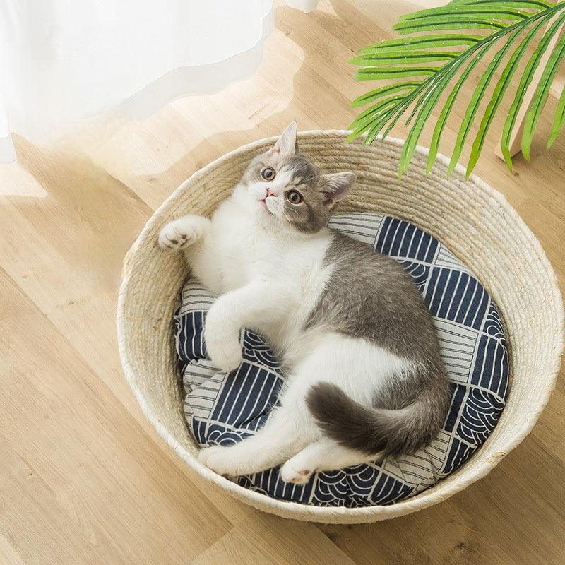 Cat Straw Bed - ItemBear.com