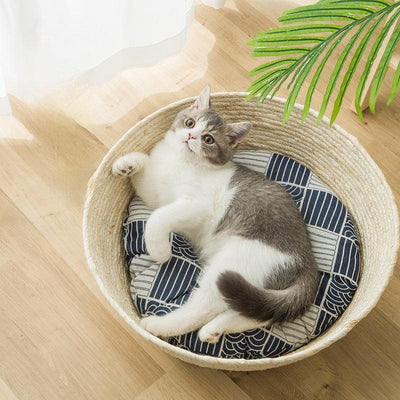 Cat Straw Bed - ItemBear.com