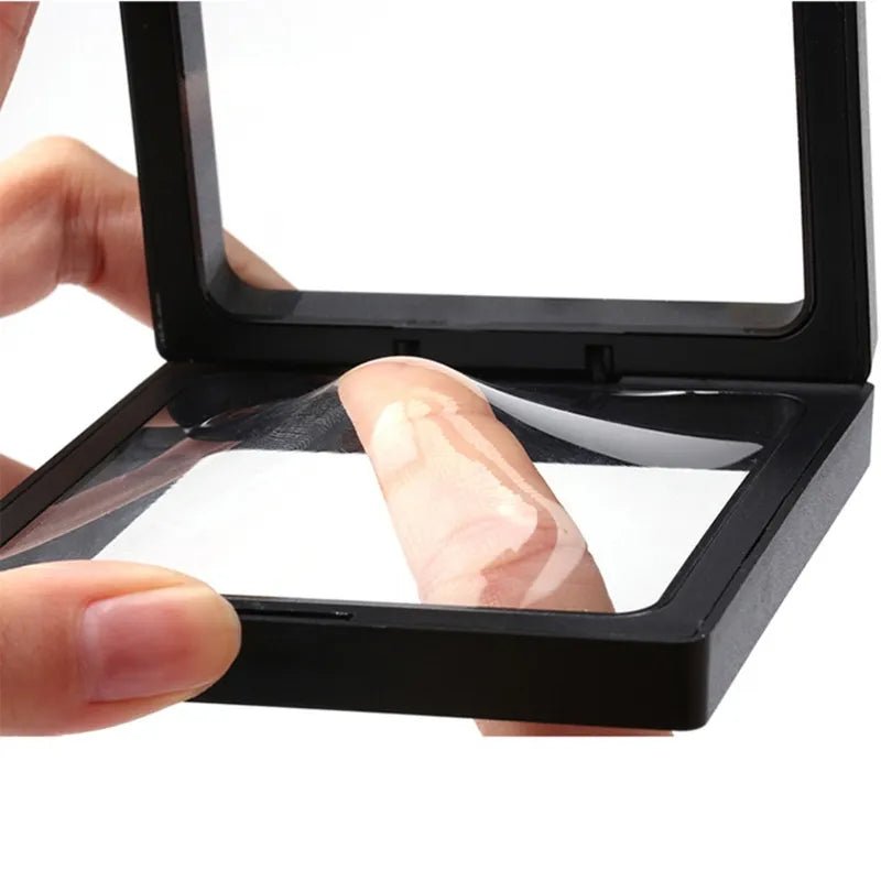 Challenge Coin Display Stand 3D Floating Transparent Phone Case Jewelry Specimen Military Medal Stand Frame - ItemBear.com