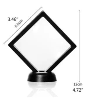 Challenge Coin Display Stand 3D Floating Transparent Phone Case Jewelry Specimen Military Medal Stand Frame - ItemBear.com