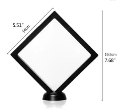 Challenge Coin Display Stand 3D Floating Transparent Phone Case Jewelry Specimen Military Medal Stand Frame - ItemBear.com