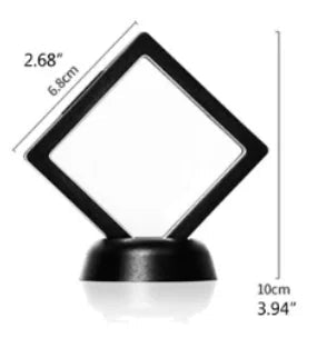 Challenge Coin Display Stand 3D Floating Transparent Phone Case Jewelry Specimen Military Medal Stand Frame - ItemBear.com