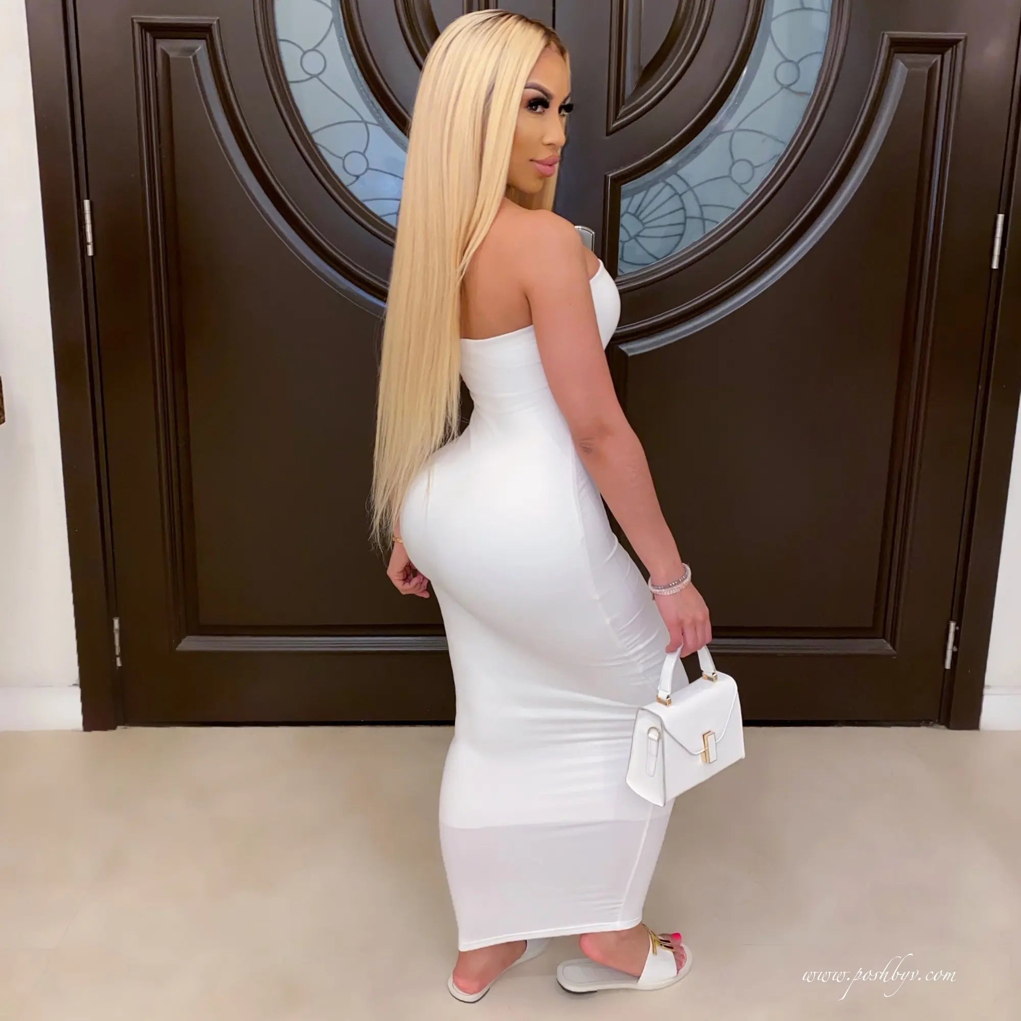 Chest Wrapped Long Dress - ItemBear.com