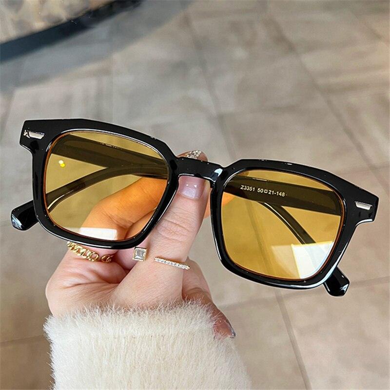 Clear Lens Square UV400 Sunglasses - ItemBear.com