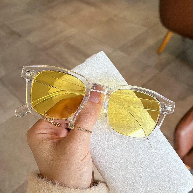 Clear Lens Square UV400 Sunglasses - ItemBear.com