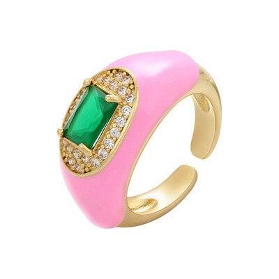 Colorful Sweet Trendy Ring - ItemBear.com