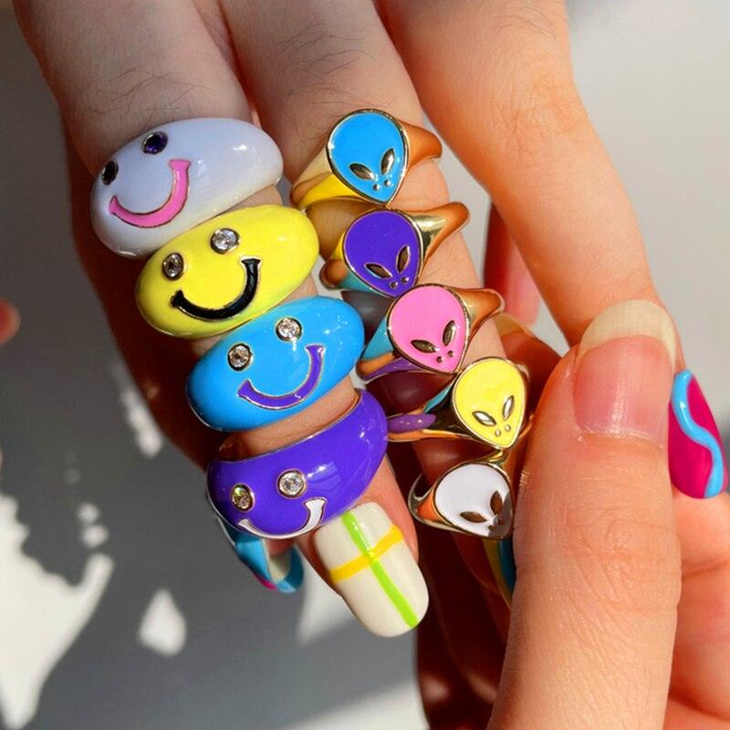 Colorful Sweet Trendy Ring - ItemBear.com