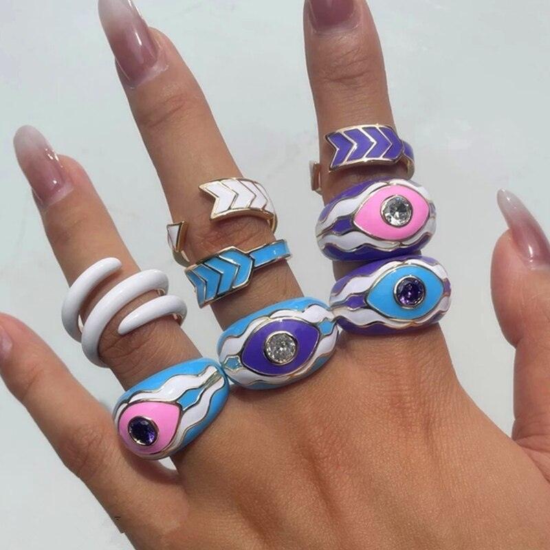 Colorful Sweet Trendy Ring - ItemBear.com