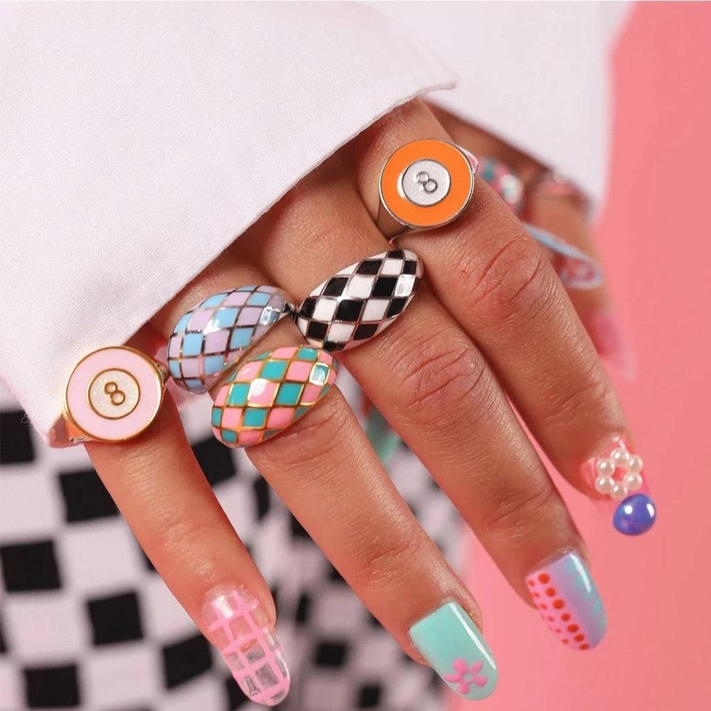 Colorful Sweet Trendy Ring - ItemBear.com