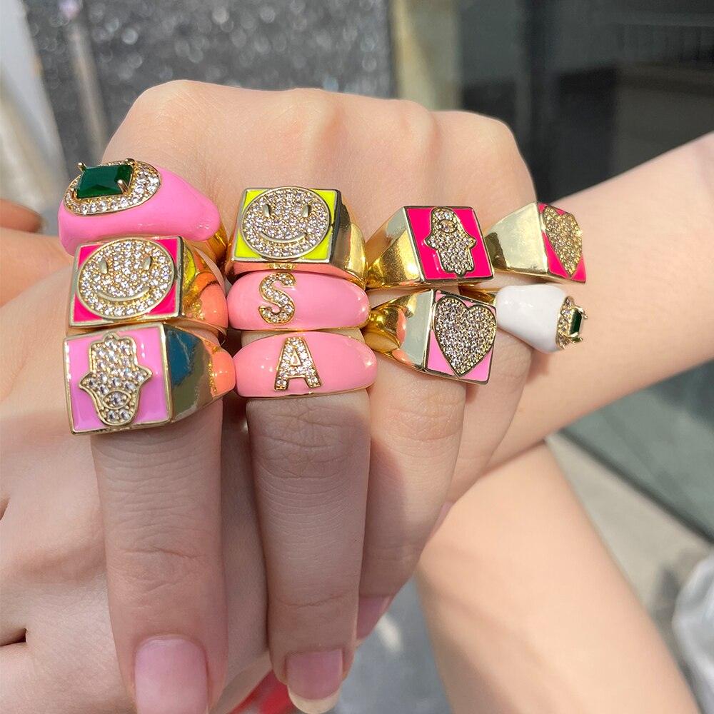 Colorful Sweet Trendy Ring - ItemBear.com