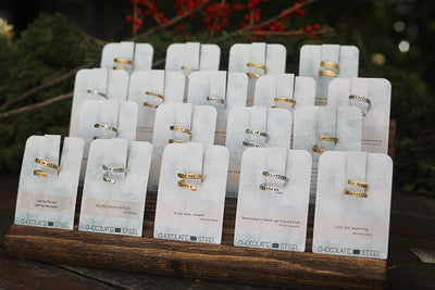 "Comparison is the Thief of Joy" -Theodore Roosevelt Quote Wrap Ring - ItemBear.com