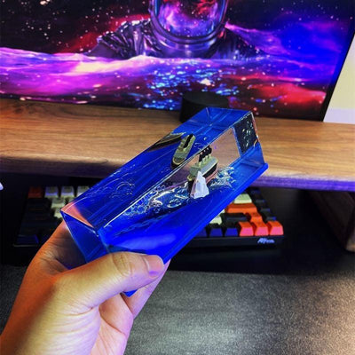 Creative Cruise Ship Fluid Drift Bottle Desktop Decoration - ItemBear.com