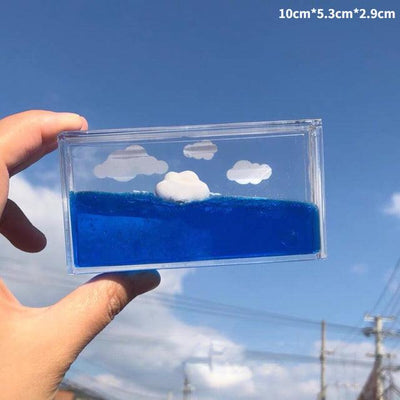 Creative Cruise Ship Fluid Drift Bottle Desktop Decoration - ItemBear.com