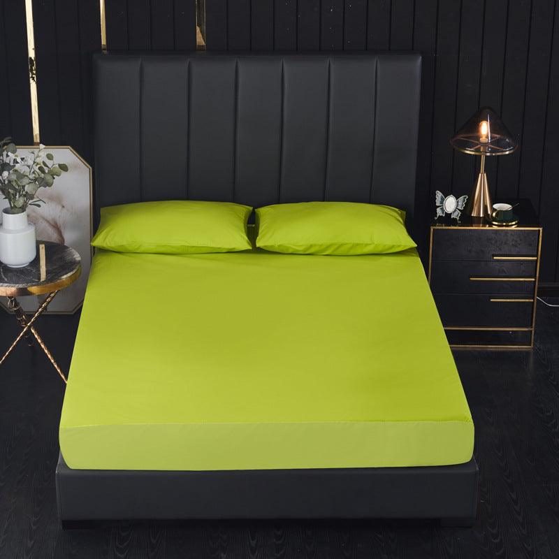 Cross - border new product solid color brushed bed sheet bed cover modern minimalist home fabric bed sheet waterproof baby wetting bed sheet - ItemBear.com