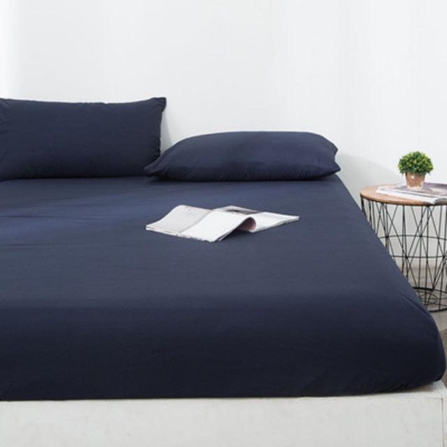 Cross - border new product solid color brushed bed sheet bed cover modern minimalist home fabric bed sheet waterproof baby wetting bed sheet - ItemBear.com