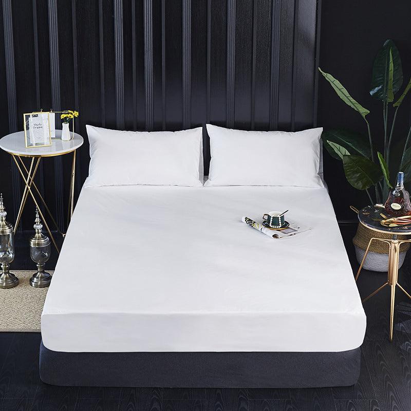 Cross - border new product solid color brushed bed sheet bed cover modern minimalist home fabric bed sheet waterproof baby wetting bed sheet - ItemBear.com