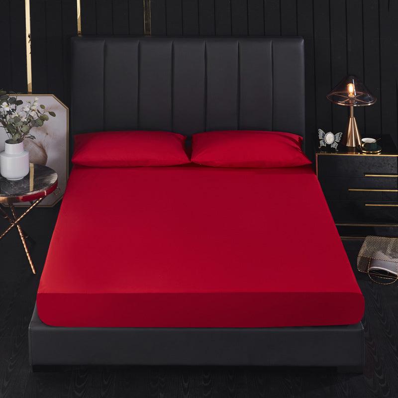 Cross - border new product solid color brushed bed sheet bed cover modern minimalist home fabric bed sheet waterproof baby wetting bed sheet - ItemBear.com