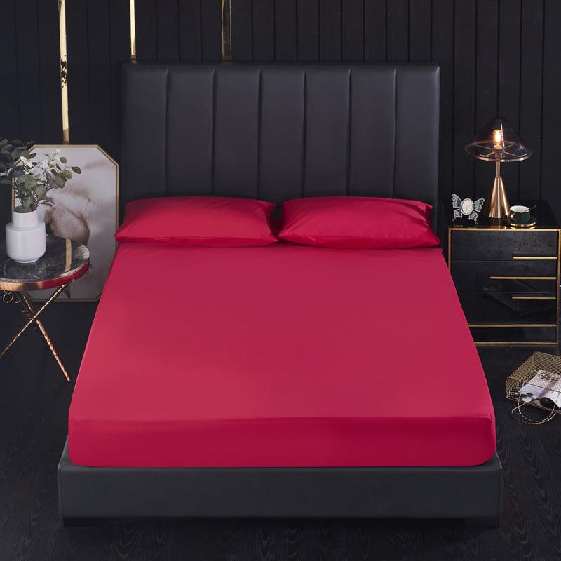 Cross - border new product solid color brushed bed sheet bed cover modern minimalist home fabric bed sheet waterproof baby wetting bed sheet - ItemBear.com