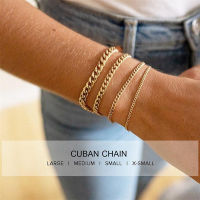 Curb Chain Stainless Steel Bracelet - ItemBear.com