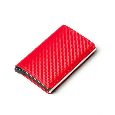 Customized Wallet 2023 Credit Card Holder Men Wallet RFID Aluminium Box Bank Card Holder Vintage Leather Wallet with Money Clips - ItemBear.com